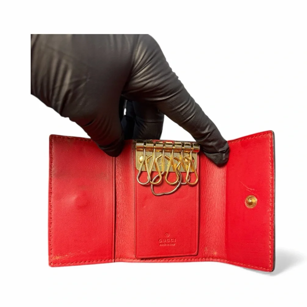 Gucci GG Blooms 6-Key Holder w/ Box & Dustbag (A244) - Picture 5 of 15
